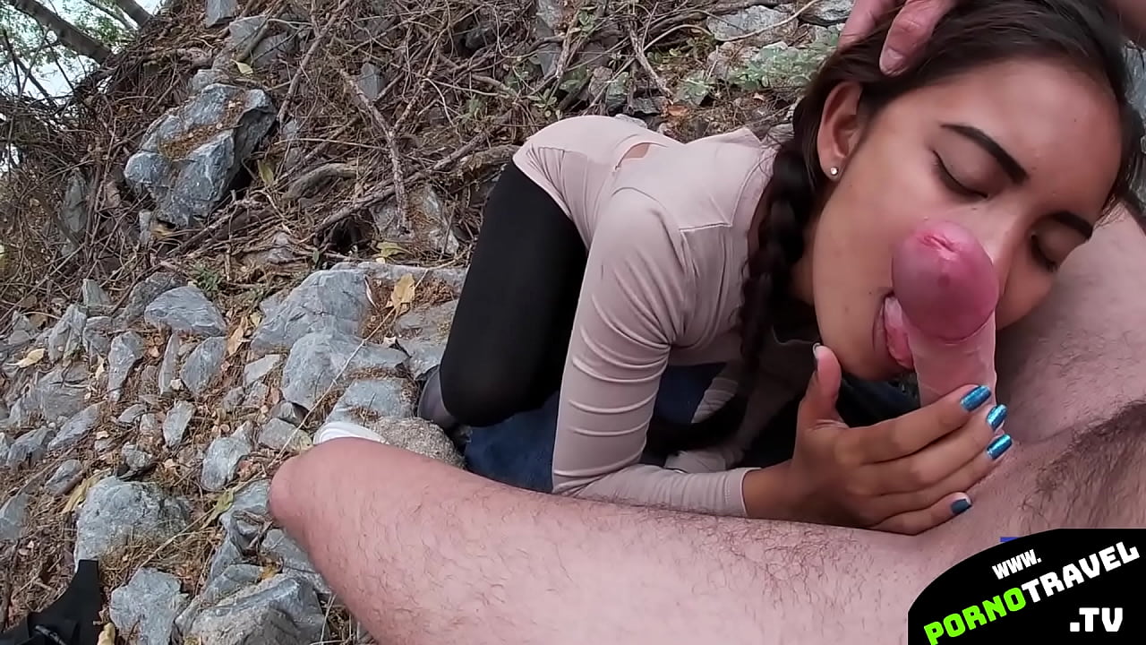 Nepali With Big Black - Sexy Nepali girl sucking big dick in woods - Indian blowjob
