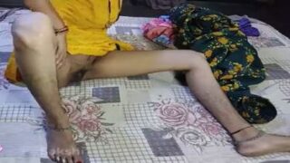 Drilling hairy pussy of Marwari maid